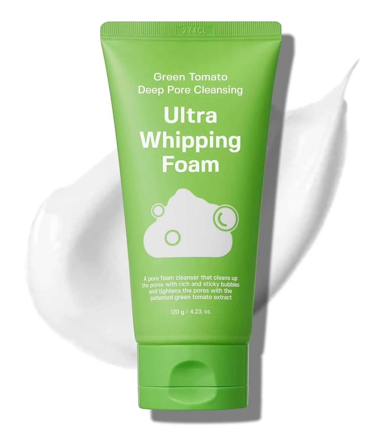 [02] SUNGBOON EDITOR - GREEN TOMATO DEEP PORE CLEANSING ULTRA WHIPPING FOAM 120G