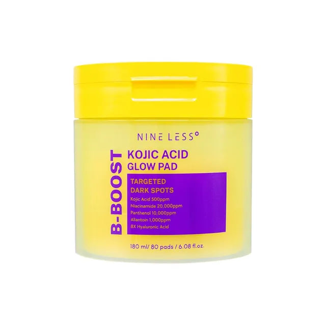 [03] NINELESS - B-BOOST KOJIC ACID GLOW TONER PAD (80 PADS)