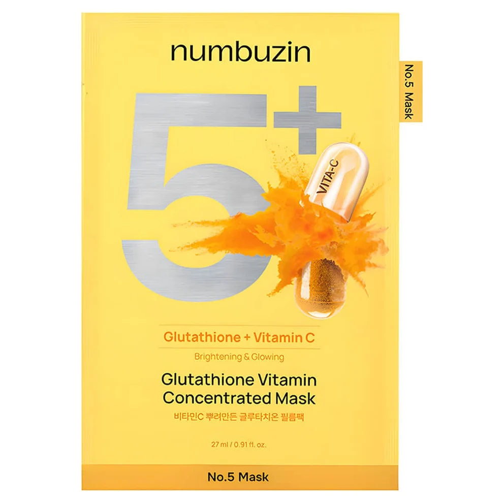 [03] NUMBUZIN - NO.5 GLUTATHIONE VITAMIN CONCENTRATED MASK 1EA