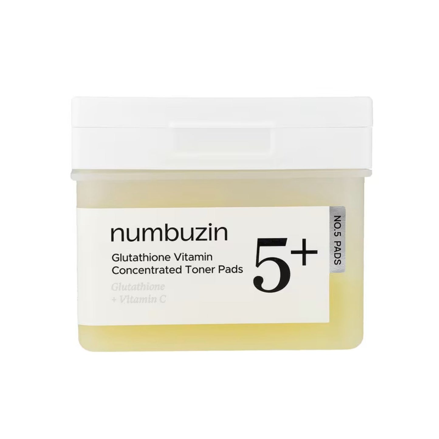 [03] NUMBUZIN - NO.5+ GLUTATHIONE VITAMIN CONCENTRATED TONER PADS 70PADS