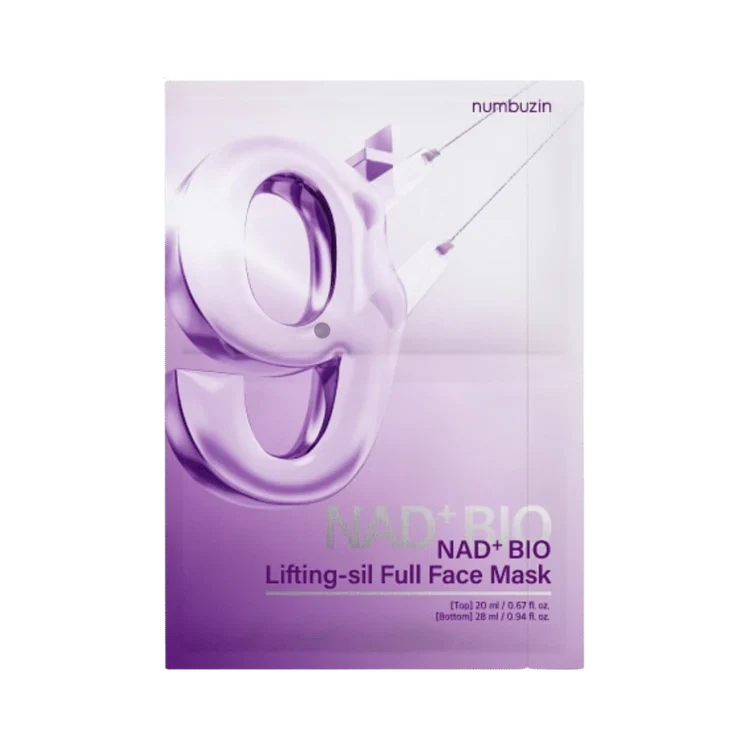 [07] NUMBUZIN - NO 9 NAD 50+ BIO LIFTING-SIL FULL FACE PEPTIDE SHEET MASK 1EA
