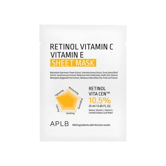 [07] APLB - RETINOL VITAMIN C VITAMIN E SHEET MASK 1EA