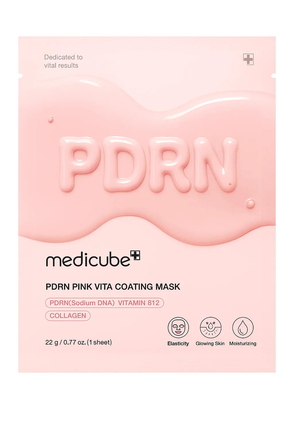 [07] MEDICUBE- PDRN PINK VITA COATING MASK 1EA