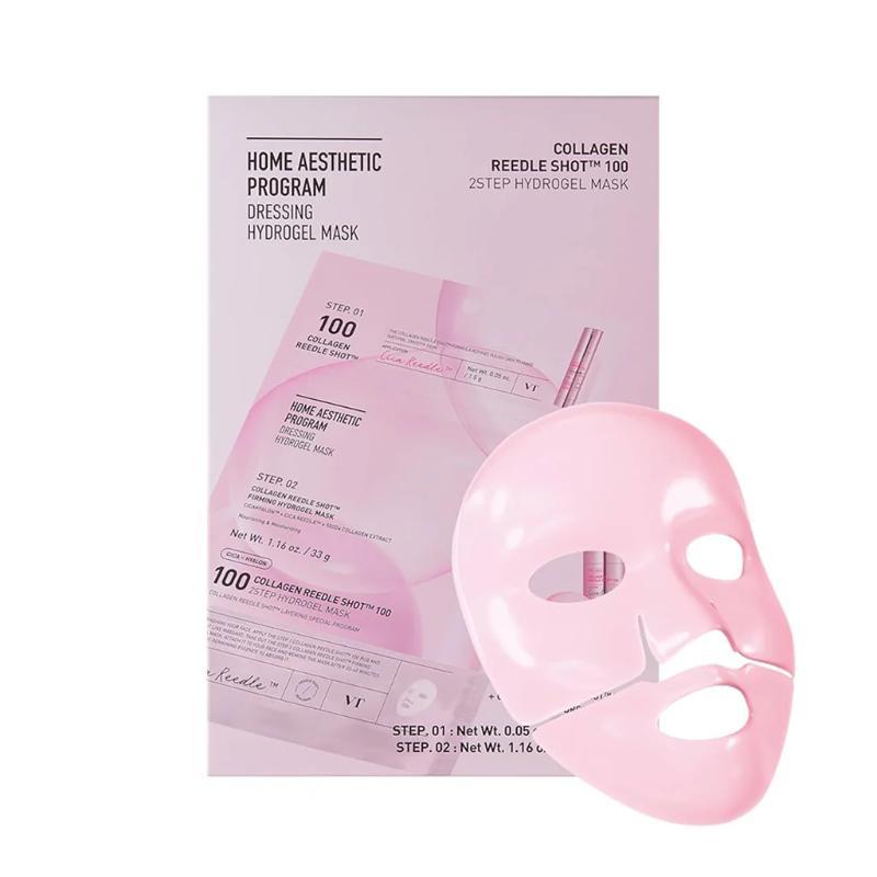 [07] VT COSMETICS - COLLAGEN REEDLE SHOT 100 2 STEP HYDROGEL MASK 1EA