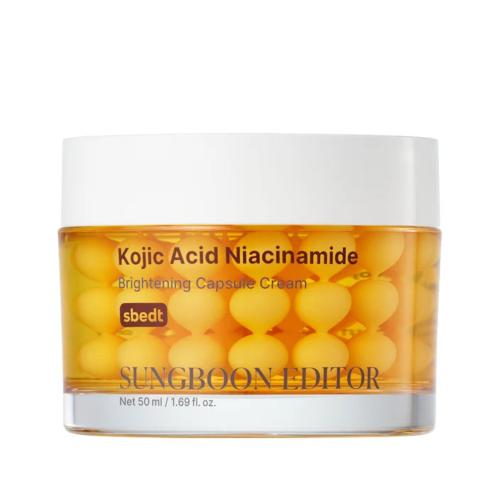 [09] SUNGBOON EDITOR - KOJIC ACID NIACINAMIDE BRIGHTENING CAPSULE CREAM 50ML