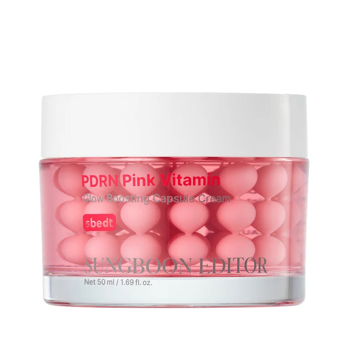 [09] SUNGBOON EDITOR - PDRN PINK VITAMIN GLOW BOOSTING CAPSULE CREAM 50ML