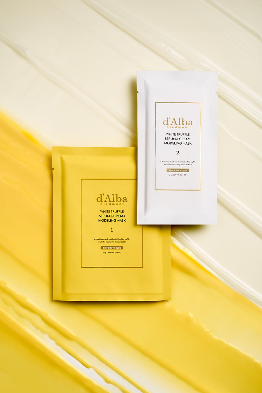 d'ALBA PIEDMONT - WHITE TRUFFLE SERUM & CREAM MODELING MASK