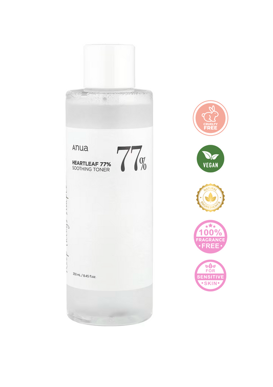 [04] ANUA - HEARTLEAF 77% SOOTHING TONER 250ML