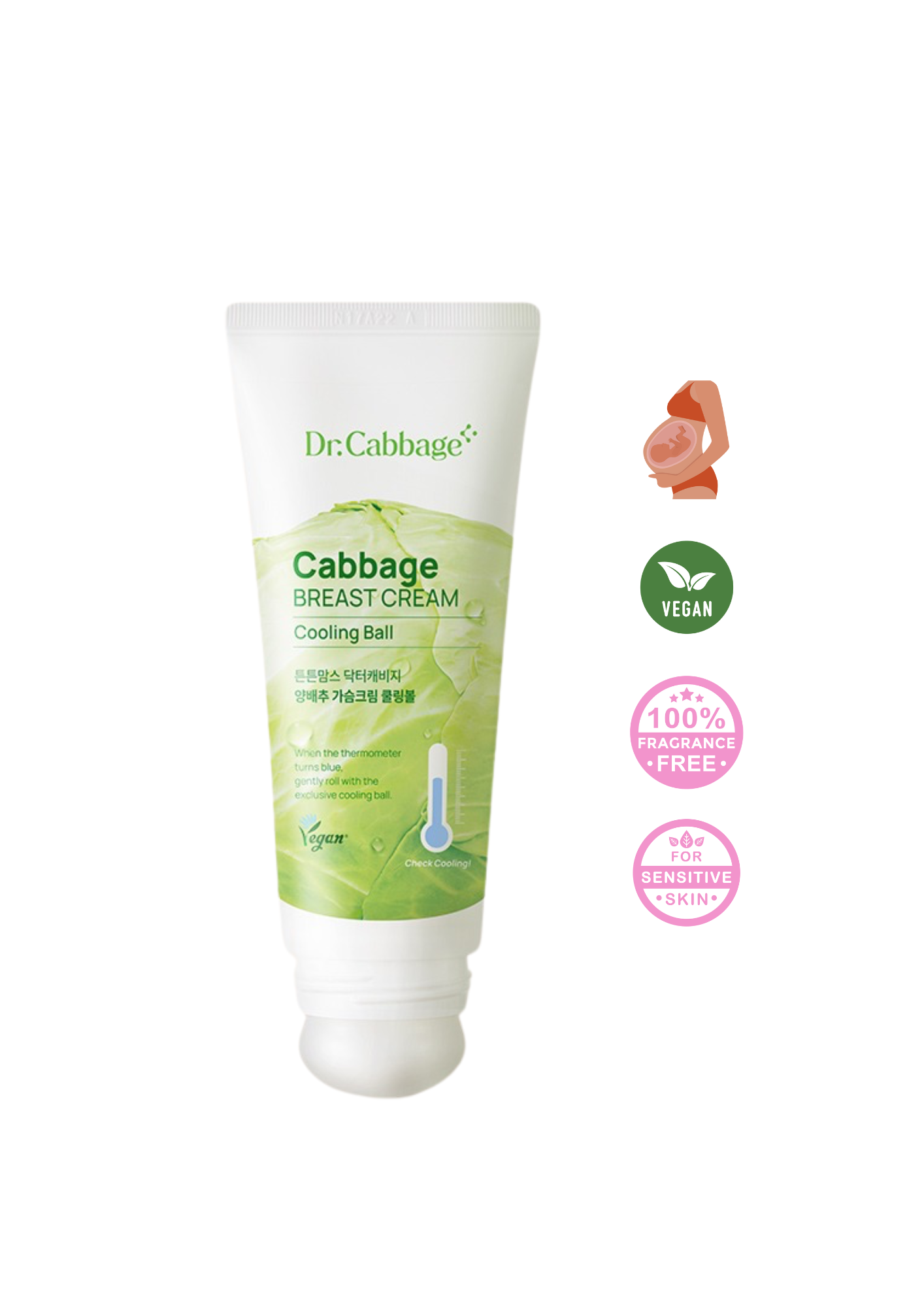 [15] DR.CABBAGE - CABBAGE BREAST CREAM COOLING BALL (VEGAN) 100ML