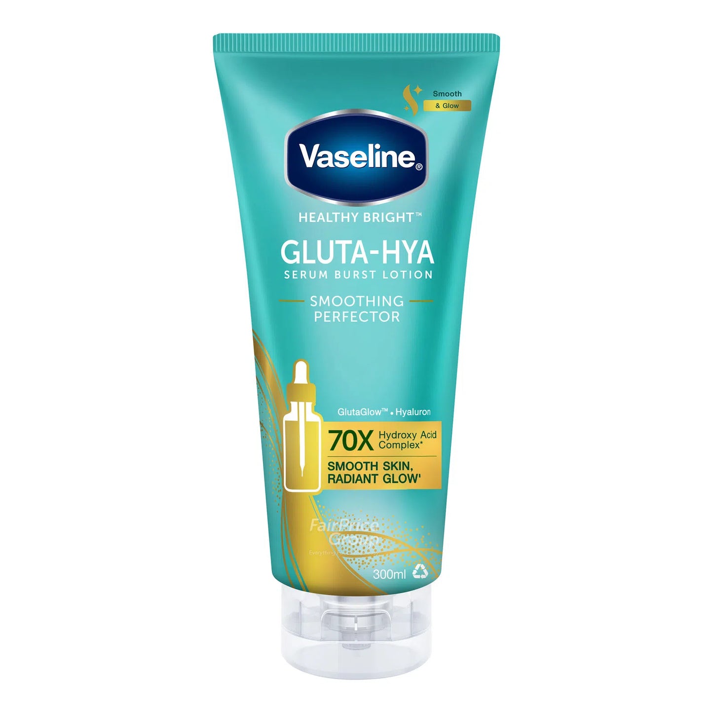 VASELINE - GLUTHA-HYA SERUM BURST LOTION SMOOTHING PERFECTOR 330ML