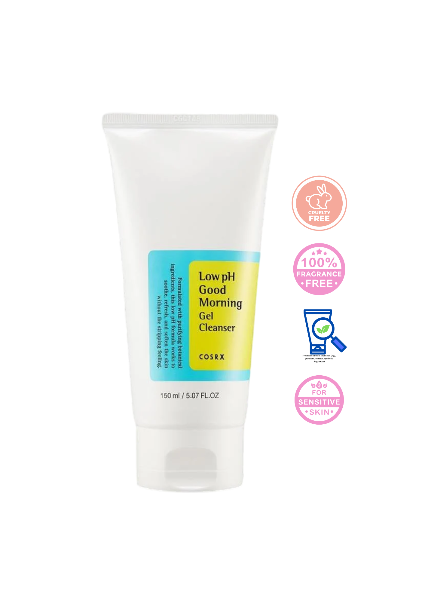 [02] COSRX - LOW PH GOOD MORNING GEL CLEANSER 150ML