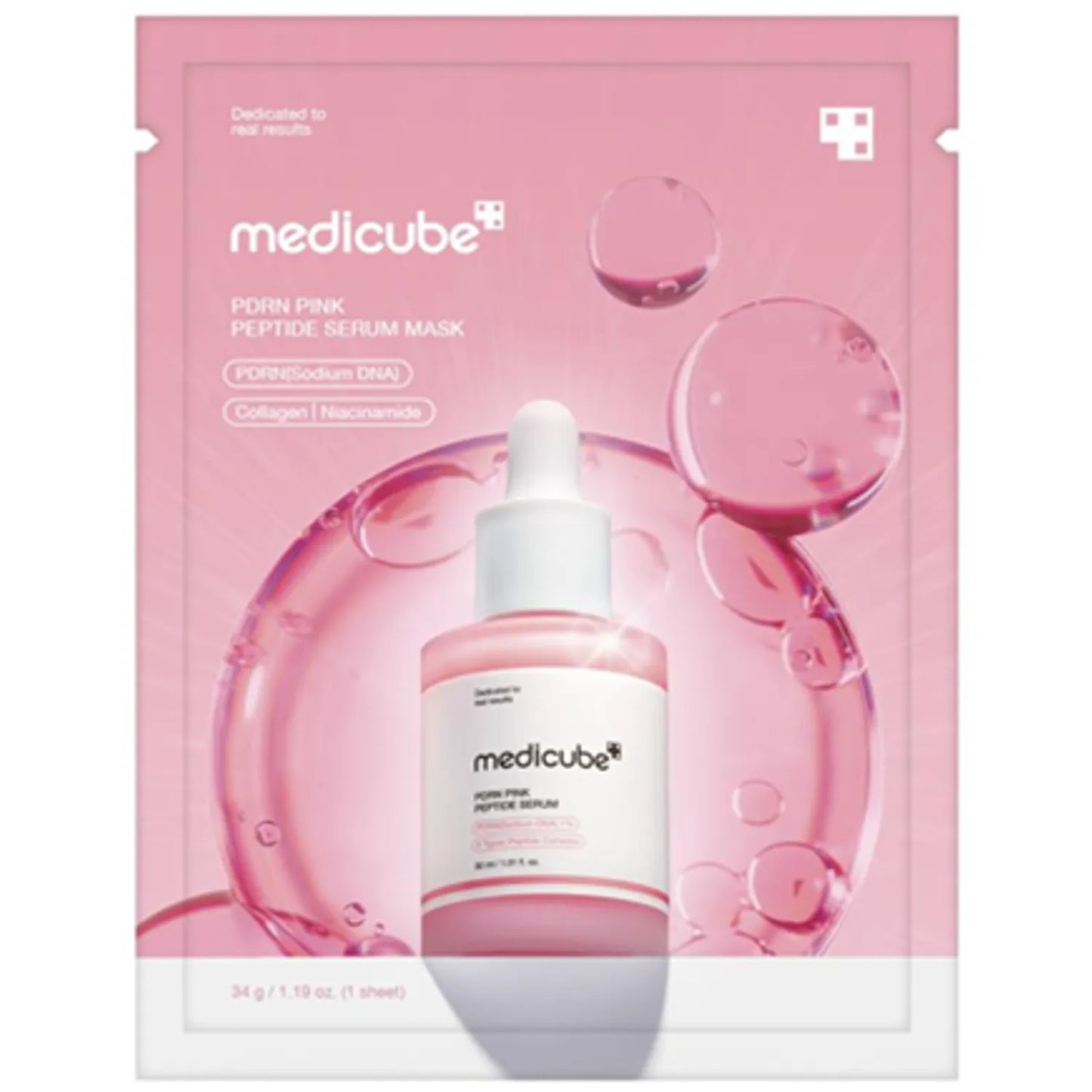 [07] MEDICUBE - PDRN PINK PEPTIDE SERUM MASK