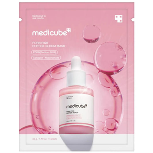 [07] MEDICUBE - PDRN PINK PEPTIDE SERUM MASK