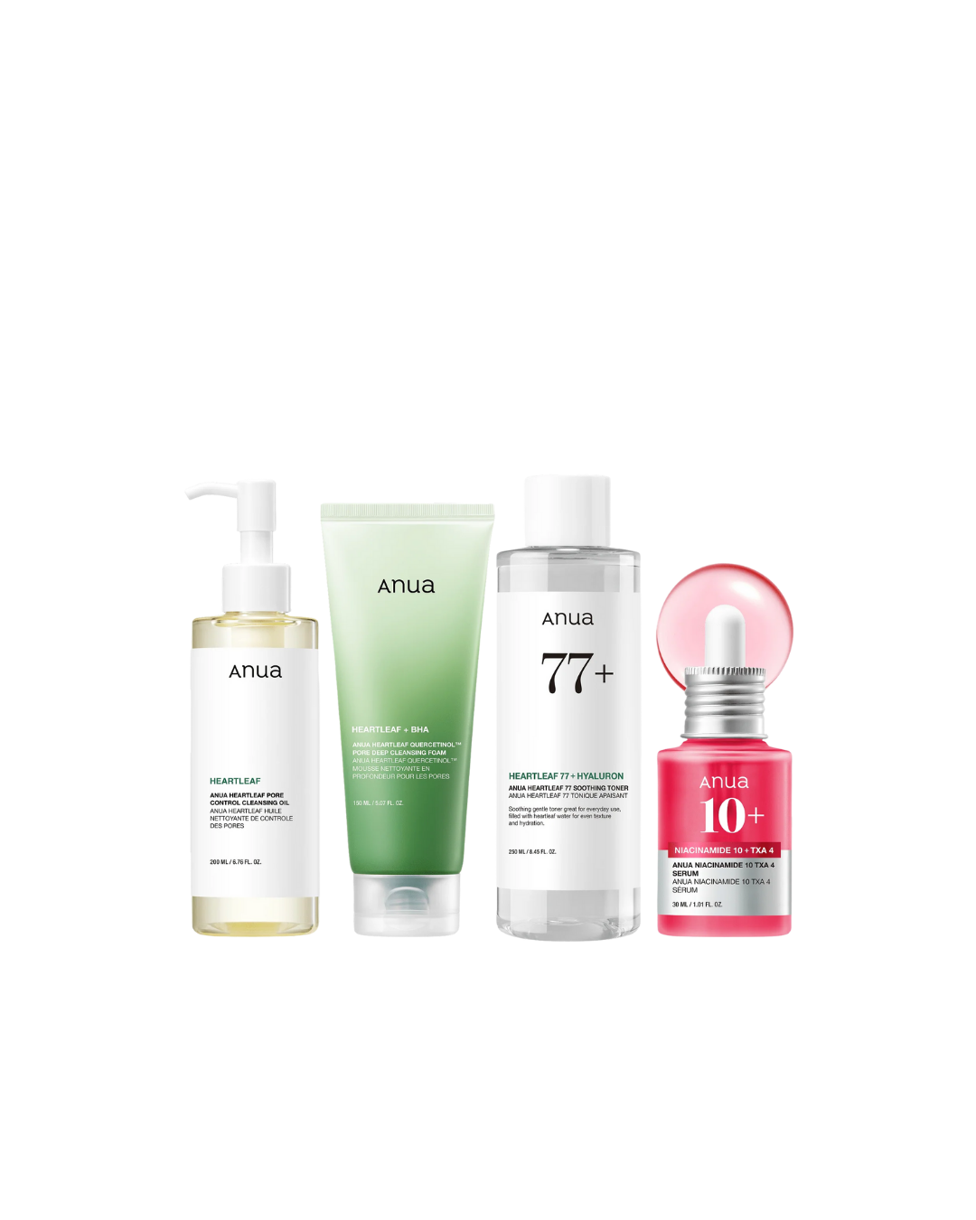 [12] ANUA - GLASS SKIN ESSENTIAL KIT [150ML+200ML+250ML+30ML]