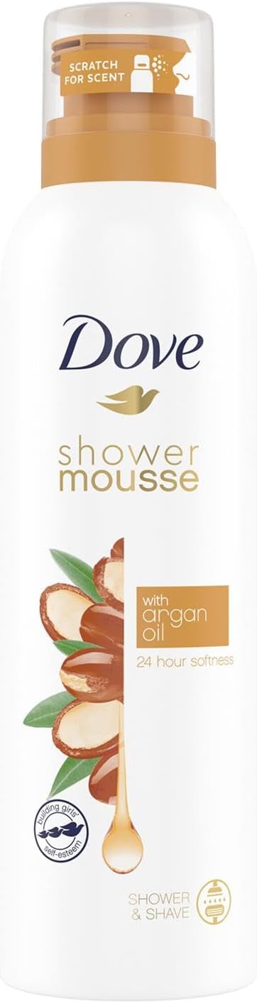 DOVE - SHOWER & SHAVE MOUSSE WITH ARGAN OIL 200ML