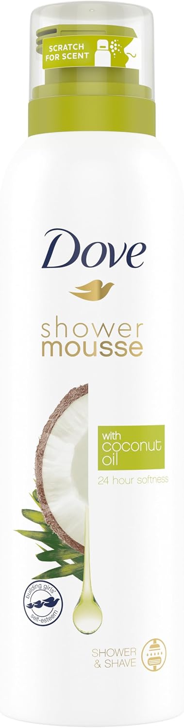 DOVE - SHOWER & SHAVE MOUSSE WITH COCONUT OIL 200ML