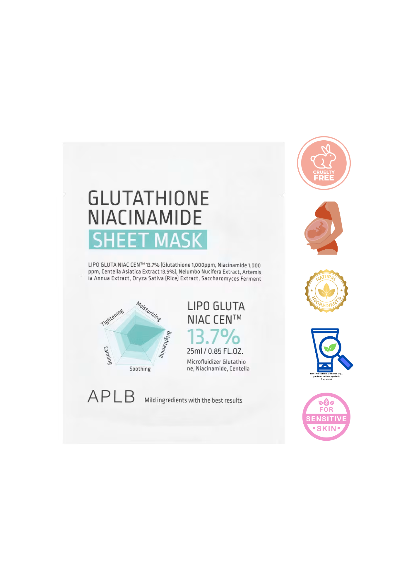 [07] APLB - GLUTATHIONE NIACINAMIDE SHEET MASK
