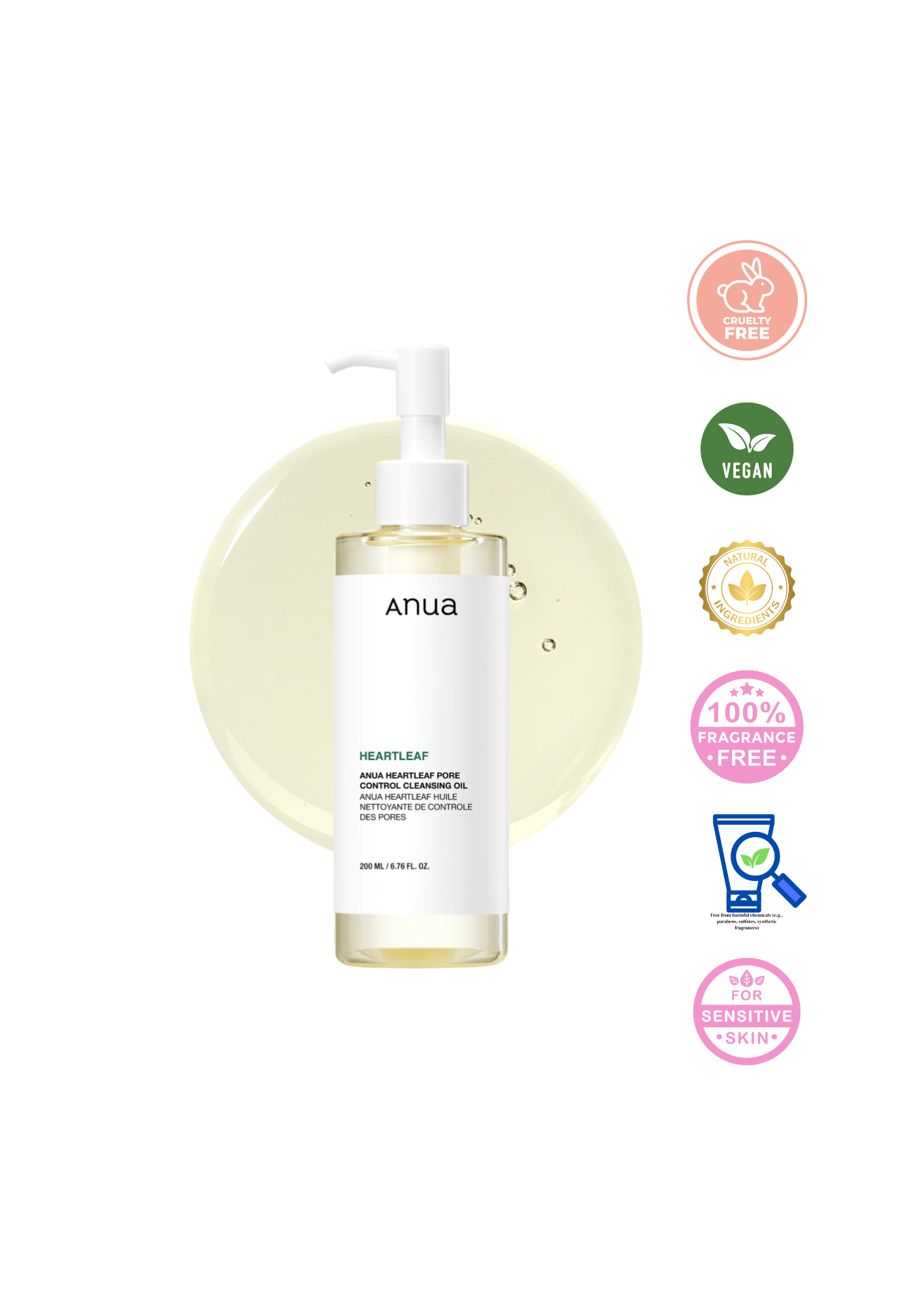 [01] ANUA - HEARTLEAF PORE CONTROL CLEANSING OIL 200ML