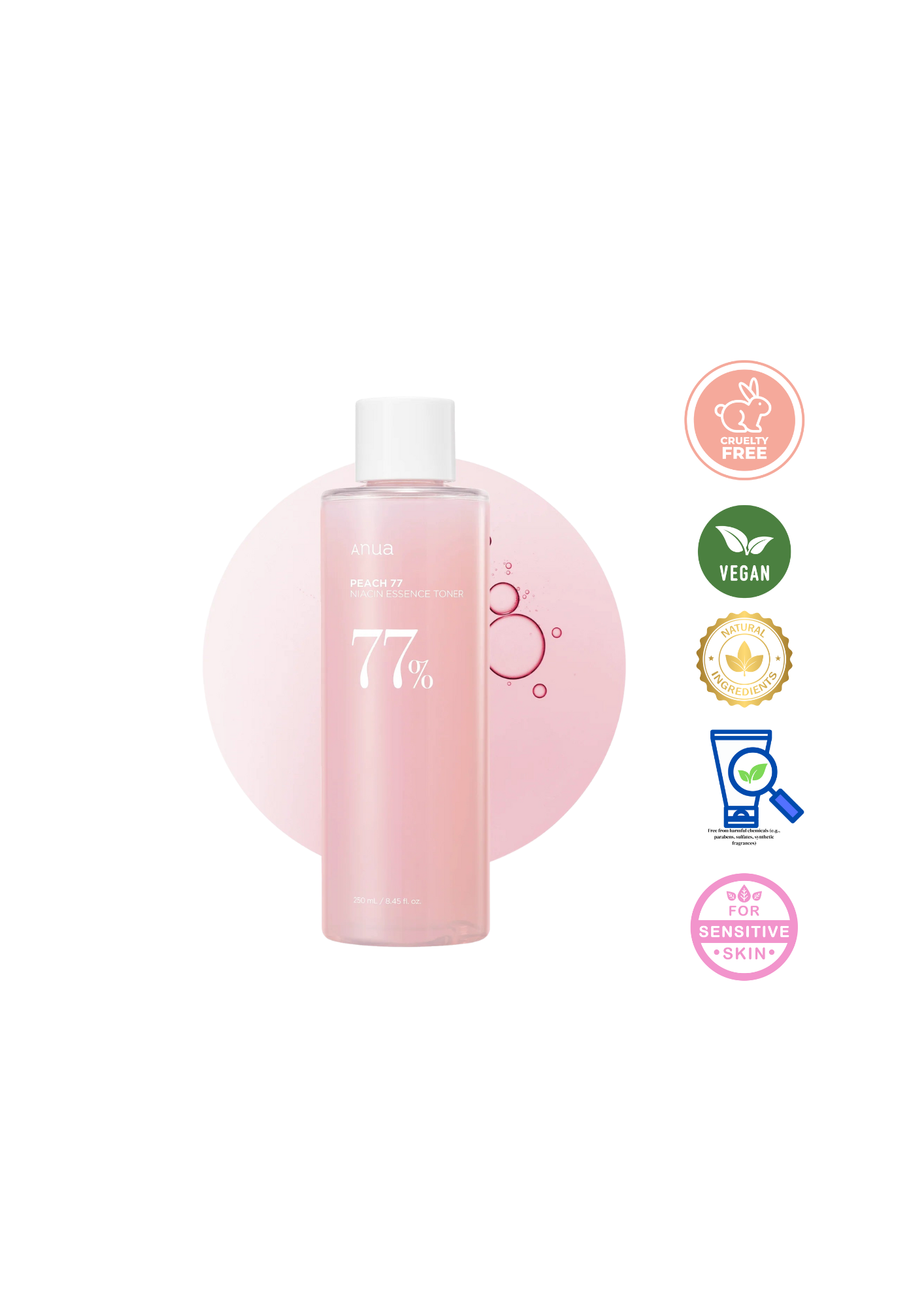 [03] ANUA - PEACH 77% NIACINESSENCE TONER 250ML