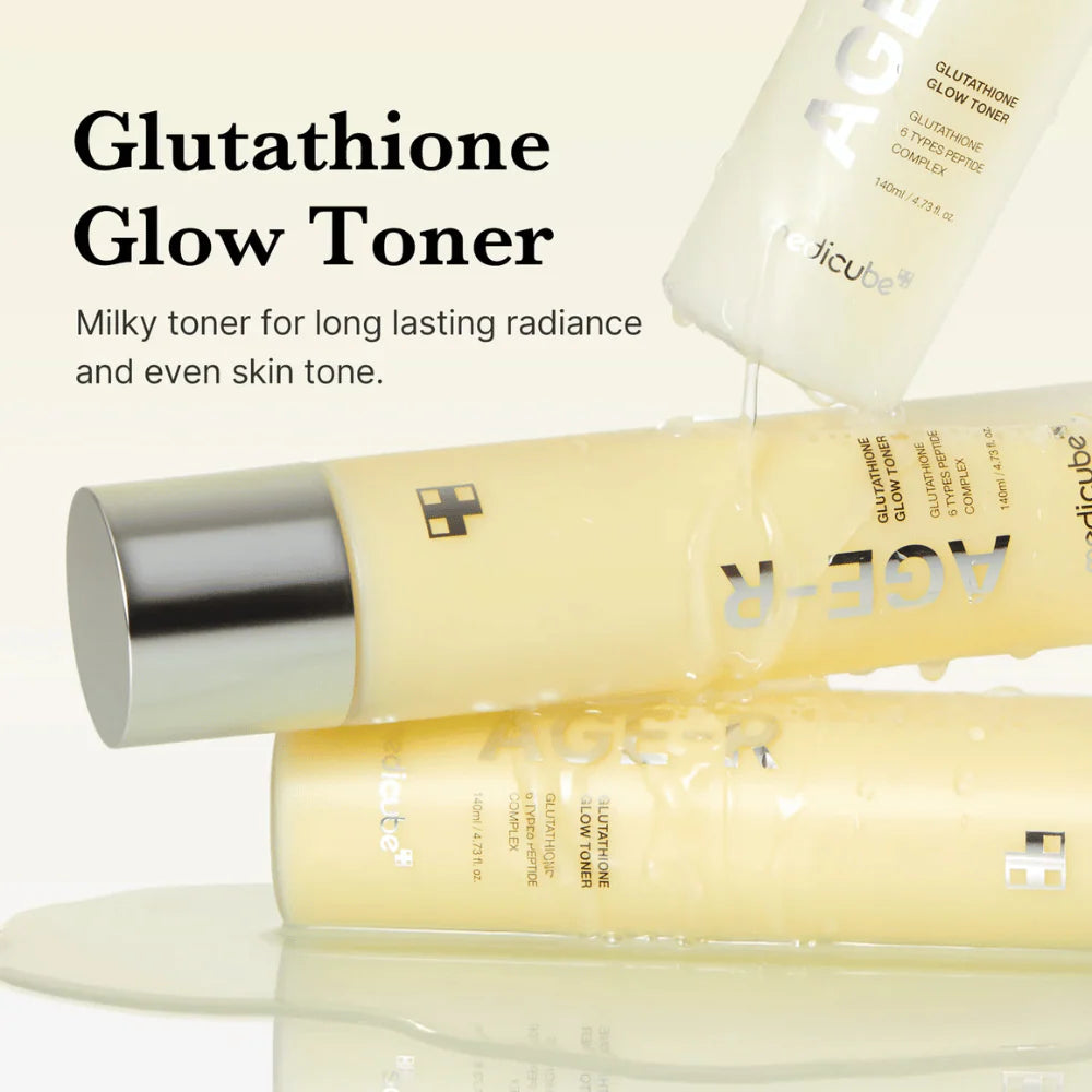 [03] MEDICUBE - AGE-R GLUTATHIONE GLOW TONER 140ML