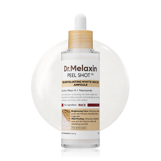 [06] DR. MELAXIN - PEEL SHOT EXFOLIATING WHITE RICE AMPOULE 80ML