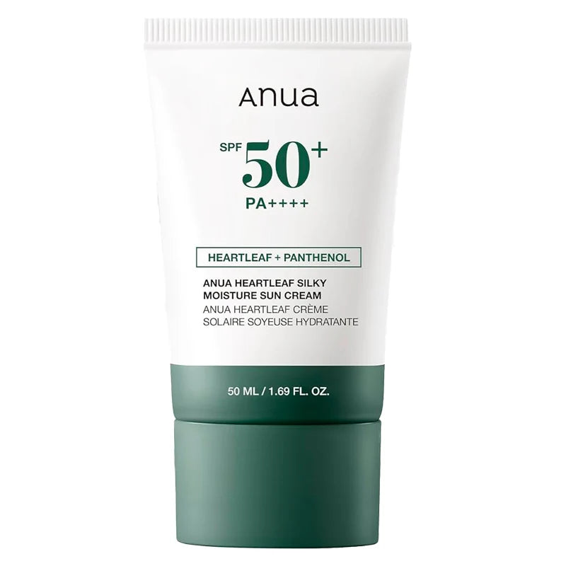 [10] ANUA - HEARTLEAF SILKY MOISTURE SUNCREAM 50ML