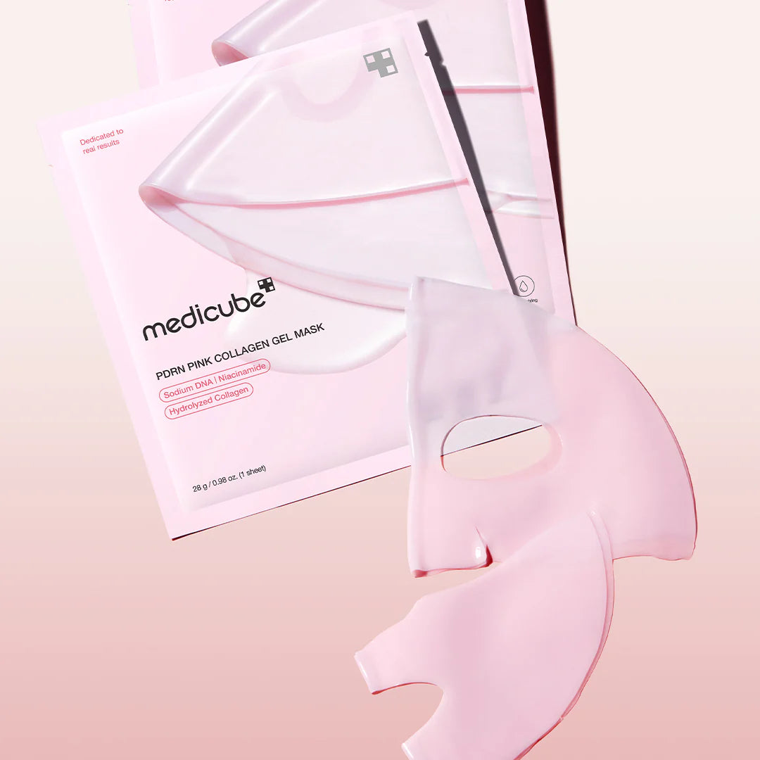 [07] MEDICUBE - PDRN PINK COLLAGEN GEL MASK 28G