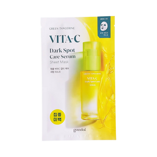 GOODAL - GREEN TANGERINE VITA-C DARK SPOT CARE SERUM SHEET MASK 28G