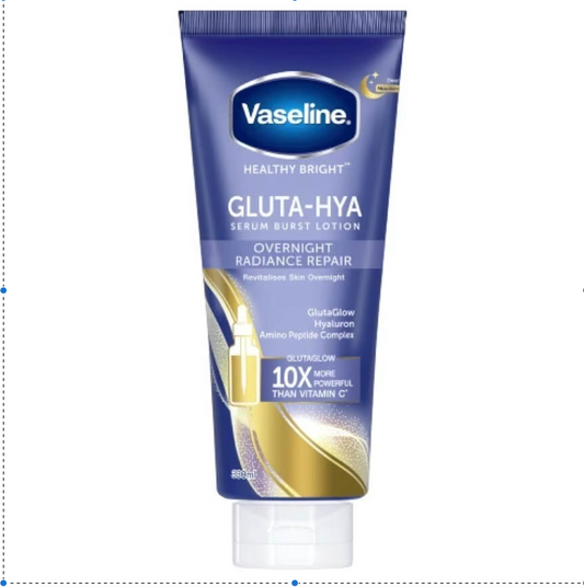 [13] VASELINE - GLUTHA-HYA SERUM BURST LOTION OVERNIGHT RADIANCE REPAIR 300ML