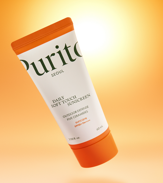 [10] PURITO SEOUL - DAILY SOFT TOUCH SUNSCREEN SPF50+ PA++++ 60ML