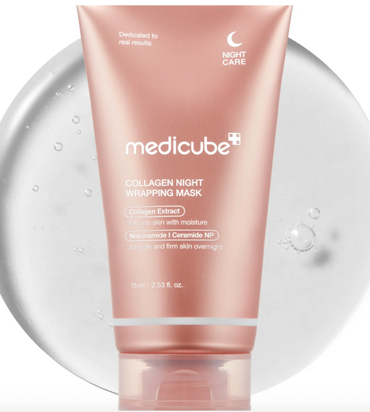 [05] MEDICUBE - COLLAGEN NIGHT WRAPPING MASK 75ML