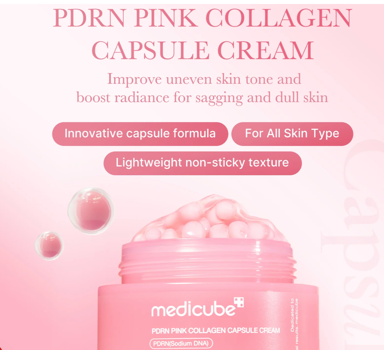 [09] MEDICUBE - PDRN PINK COLLAGEN CAPSULE CREAM 55G