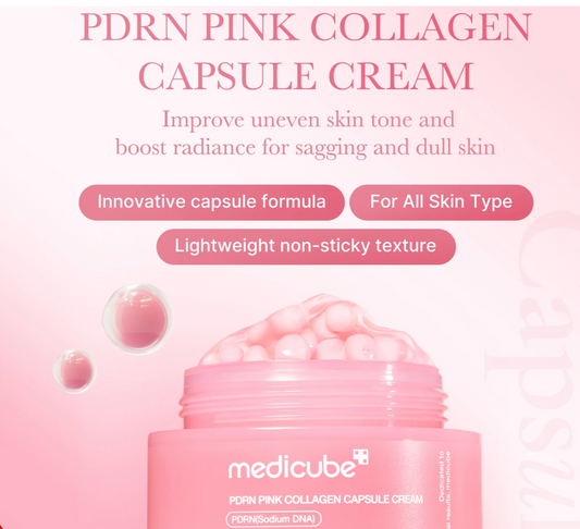 [09] MEDICUBE - PDRN PINK COLLAGEN CAPSULE CREAM 55G