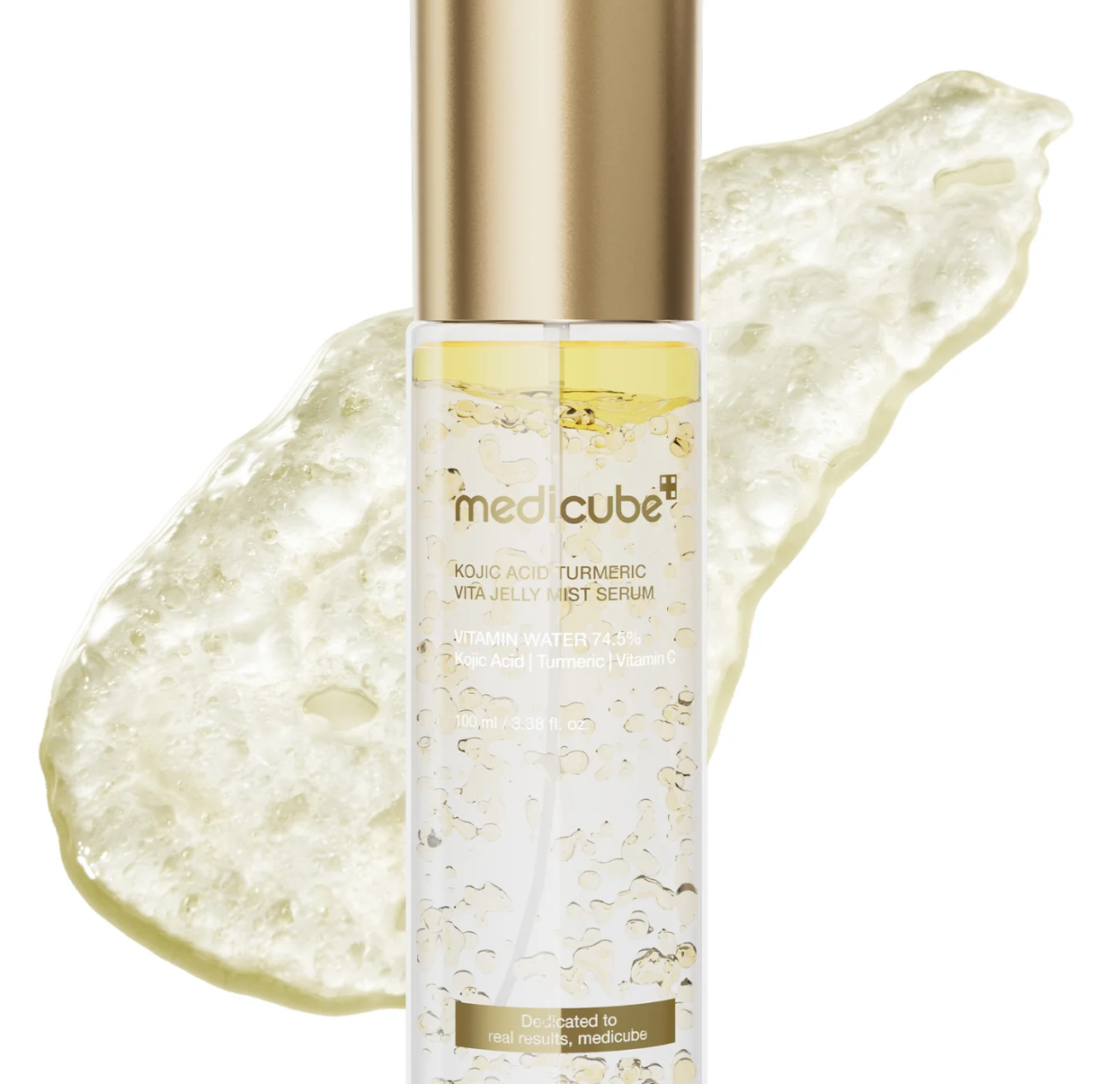 [06] MEDICUBE - KOJIC ACID TURMERIC VITAMIN GOLD JELLY MIST SERUM 100ML