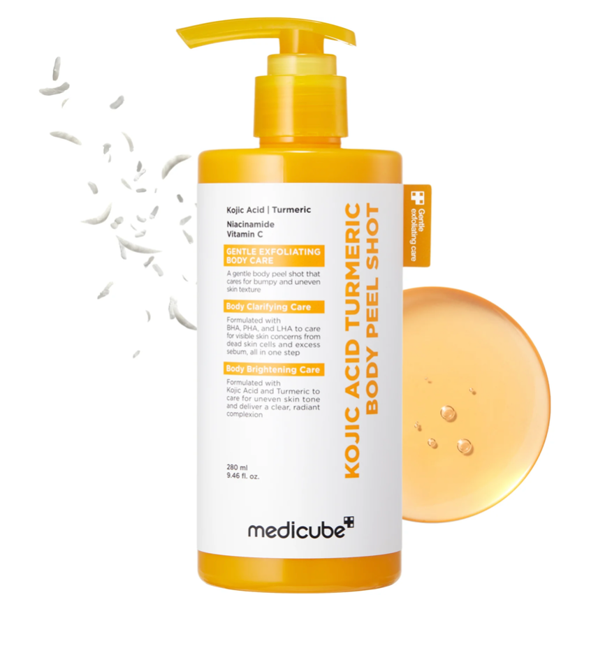 [13] MEDICUBE - KOJIC ACID TURMERIC BODY PEEL SHOT 280ML