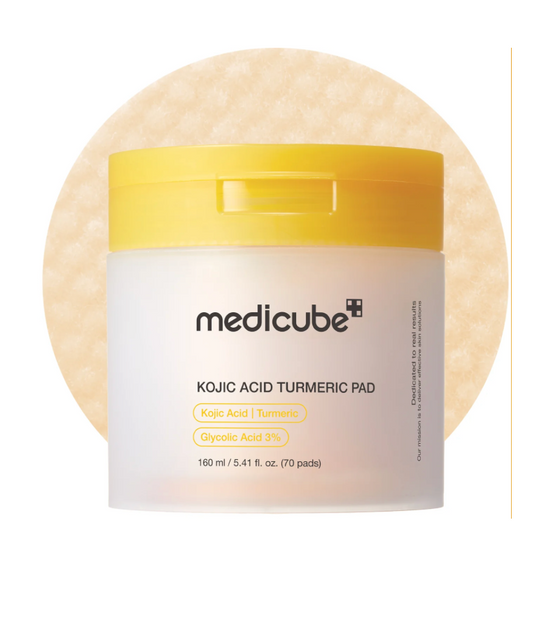 [03] MEDICUBE - KOJIC ACID TURMERIC PAD 70PCS