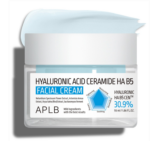 [09] APLB - HYALURONIC ACID CERAMIDE HA B5 FACIAL CREAM 55ML
