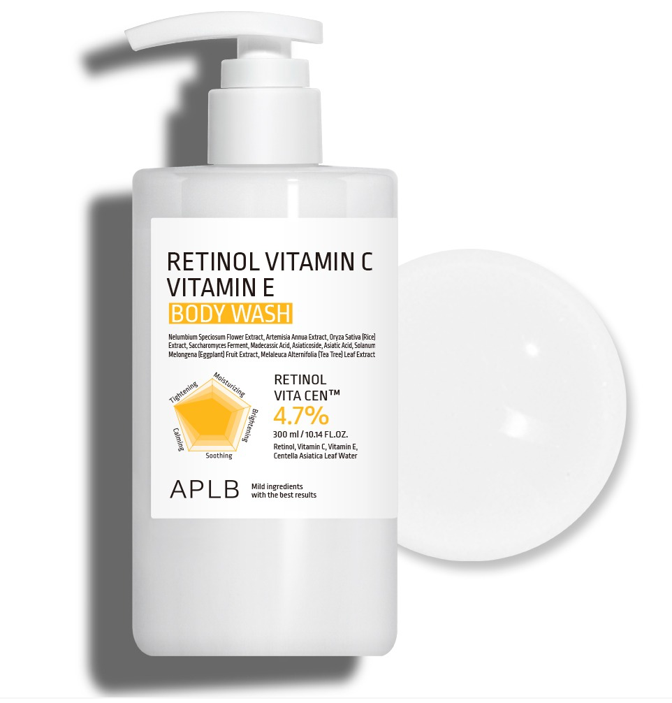 [13] APLB - RETINOL VITAMIN C VITAMIN E BODY WASH 300ML