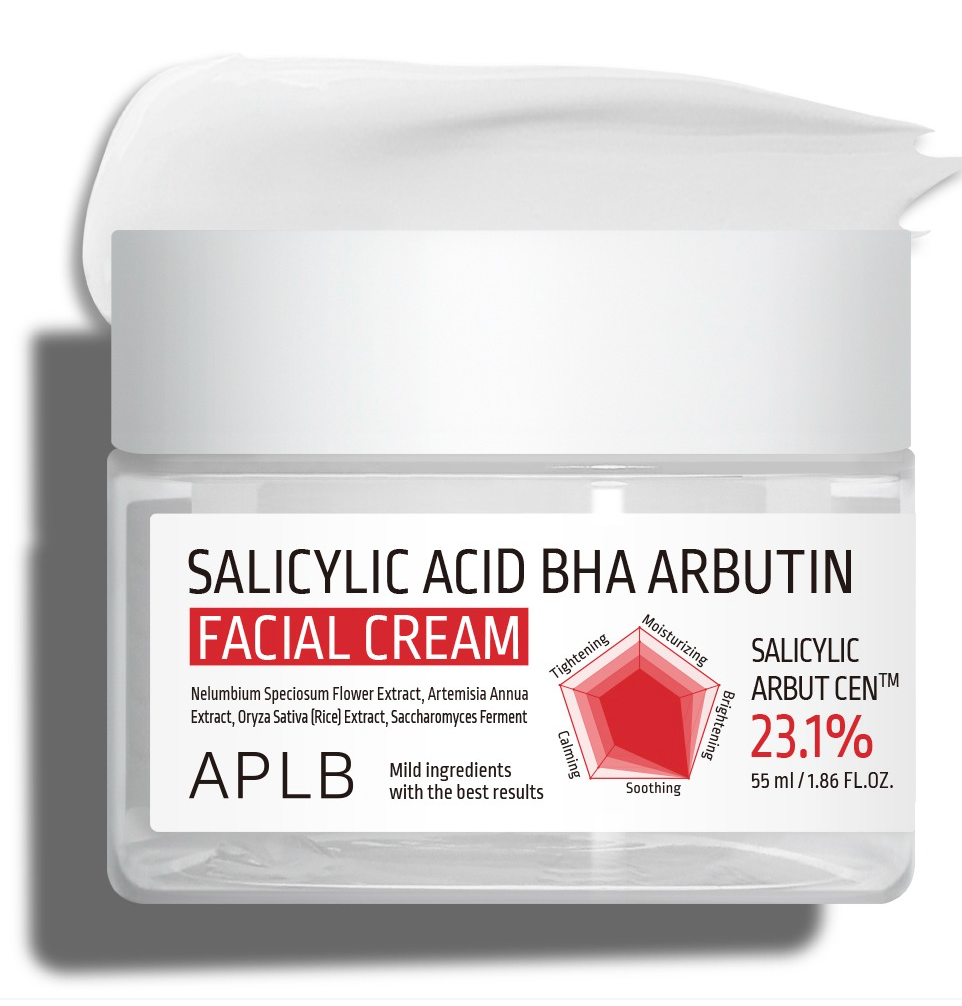 [09] APLB - SALICYLIC ACID BHA ARBUTIN FACIAL CREAM 55ML