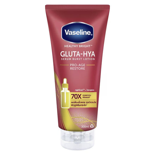 [13] VASELINE - GLUTHA-HYA SERUM BURST LOTION PRO-AGE RESTORE 300ML
