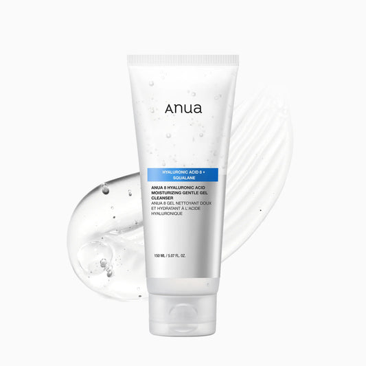 [02] ANUA – 8 HYALURONIC ACID HYDRATING GENTLE GEL CLEANSER (150ML)