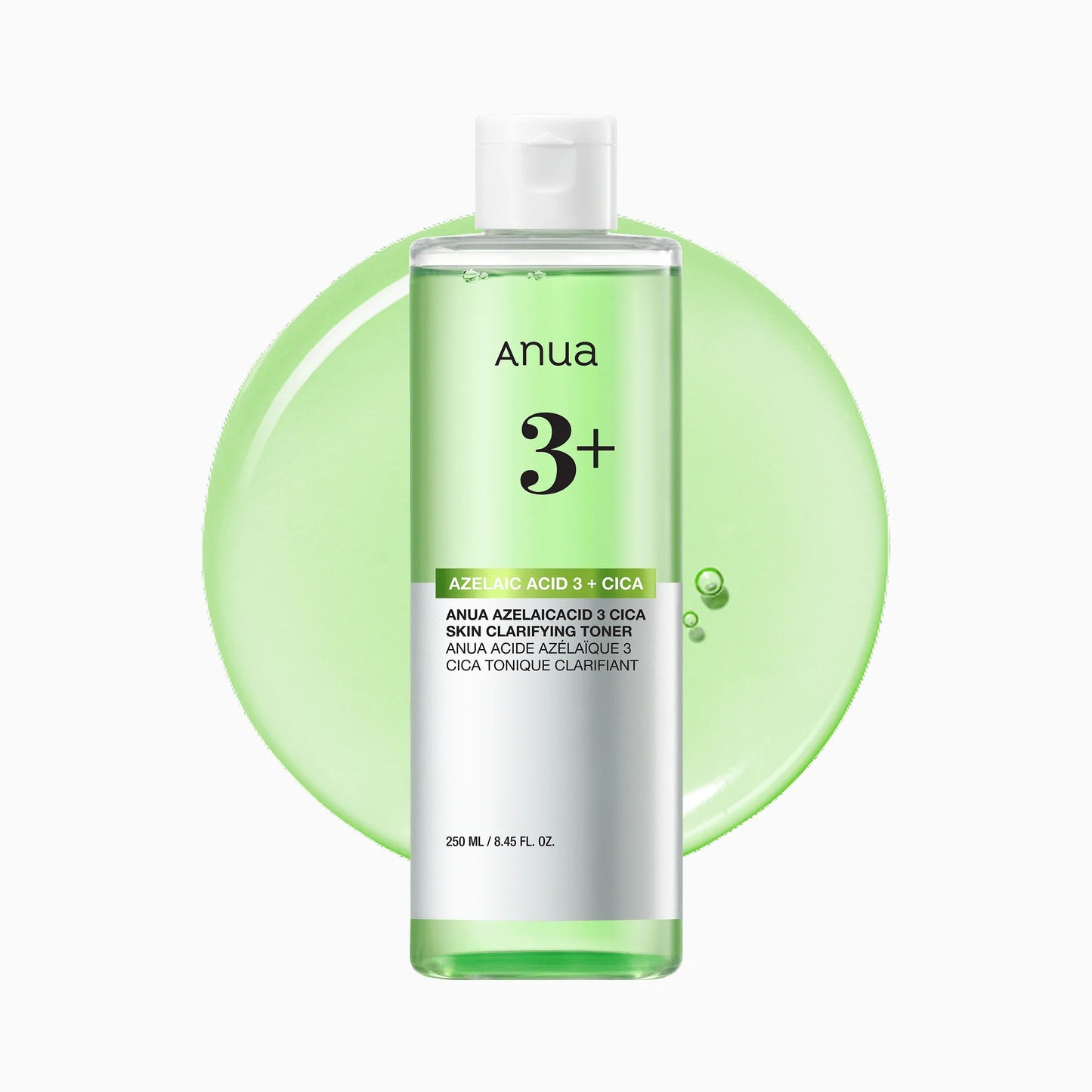 [03] ANUA - AZELAIC ACID 3 CICA SKIN CLARIFYING TONER 250ML