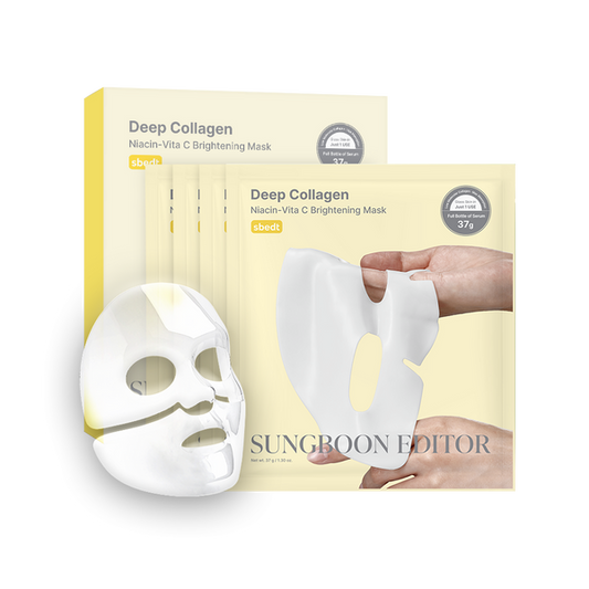 [07] SUNGBOON EDITOR - DEEP COLLAGEN NIACIN VITA C BRIGHTENING MASK (X1 MASK)