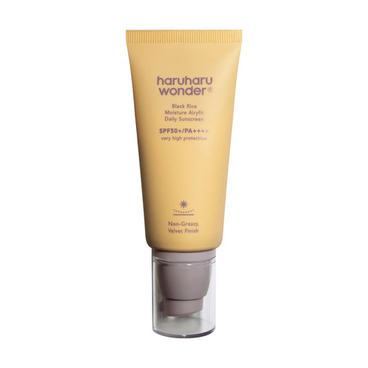 [10] HARUHARU WONDER - BLACK RICE MOISTURE AIRYFIT SUNSCREEN SPF50+/PA++++ 50ML