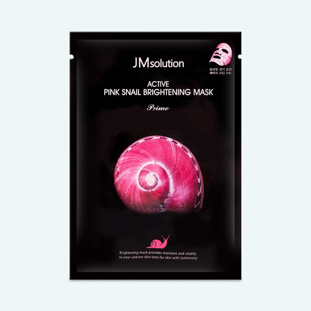 [07] JM SOLUTION - ACTIVE PINK SNAIL BRIGHTENING MASK