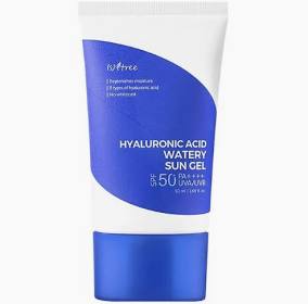 [10] ISNTREE - HYALURONIC ACID WATERY SUN GEL